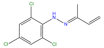 3-Buten-2-one 2,4,6-trichlorophenylhydrazone